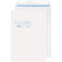 Evolve C4 Envelopes Window Recycled Pocket Self Seal 100gsm White (Pack of 250)