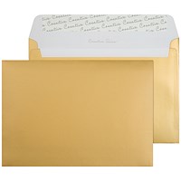 Blake Plain Gold C5 Envelopes, Peel and Seal, 120gsm, Pack of 250 Blake Plain Gold C5 Envelopes, Peel and Seal, 120gsm, Pack of 250