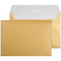 Blake Plain Gold C5 Envelopes, Peel & Seal, 120gsm, Pack of 250