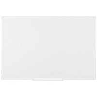 Bi-Office Maya Antimicrobial Magnetic Whiteboard, Lacquered Steel Surface, White Aluminium Frame, 1800x1200mm