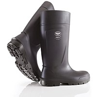 Bekina Steplite Easygrip S5 Full Safety Wellington Boots, Black, 4