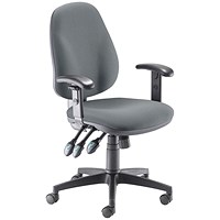 5 Star Teso Hbk Task Chair Height Adjustable Arms Charcoal
