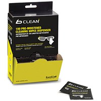 Bolle Safety B100 Lens Clean Wipes (Pack of 100)