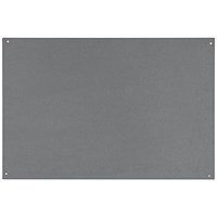 Bi-Office Unframed Noticeboard, 1175x875mm, Grey