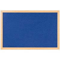 Bi-Office Earth Felt Notice Board 1200x900mm Blue