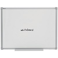 Bi-Office Maya Non-Magnetic Drywipe Whiteboard 600x450mm