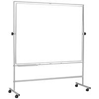 Bi-Office Revolver Non-Magnetic Mobile Whiteboard, 1200x900mm