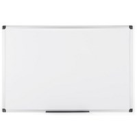 Bi-Office Maya Lacquered Steel Magnetic Whiteboard, 2400x1200mm Bi-Office Maya Lacquered Steel Magnetic Whiteboard, 2400x1200mm