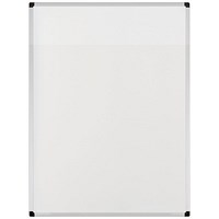 Bi-Office Earth Kyoto Double-Sided Non-Magnetic Drywipe Easel Panel, 75x105cm, Aluminium Frame Bi-Office Earth Kyoto Double-Sided Non-Magnetic Drywipe Easel Panel, 75x105cm, Aluminium Frame