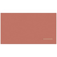 Bi-Office Loop Magnetic Lacquered Steel Surface Frameless board 1800x1000mm Terracotta