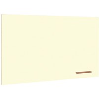 Bi-Office Loop Magnetic Lacquered Steel Surface Frameless board 1800x1000mm Vanilla