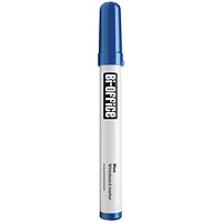Bi-Office Drywipe Markers, Blue, Pack of 10 Bi-Office Drywipe Markers, Blue, Pack of 10