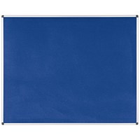 Bi-Office New Generation A9 Felt Noticeboard, 1500x1200mm, Blue Bi-Office New Generation A9 Felt Noticeboard, 1500x1200mm, Blue