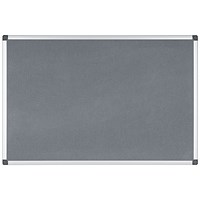 Bi-Office Maya Felt Noticeboard 1800x1200mm Grey