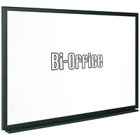 Bi-Office Whiteboard, Black Frame, 600x450mm