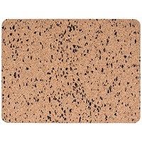 Bi-Office Eco Frameless Retangular Board Double-Sided Cork/ Black Eva 40X30Cm