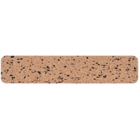 Bi-Office Eco Frameless Stripe Board Double-Sided Cork/Black Eva 50x10cm