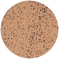 Bi-Office Eco Frameless Round Board Double-Sided Cork/Black Eva 45cm