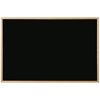 Bi-Office Chalkboard, W900 x H600mm, Black