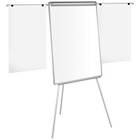 Bi-Office Easy Flipchart Easel A1 White (Extendable arms for extra pages)