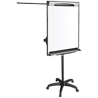 Bi-Office Mobile Magnetic Flipchart Easel 700x1000mm