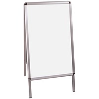 Bi-Office Freestanding A-Frame Poster Display, Aluminium Frame, A1