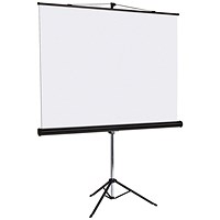 Bi-Office Tripod Projection Screen 1750x1750mm Black Bi-Office Tripod Projection Screen 1750x1750mm Black