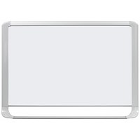 Bi-Office Mastervision Magnetic Lackered Steel Whiteboard, 1800x1200mm