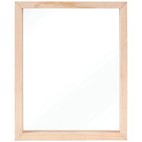 Bi-Office Floating Photo Frame Double Acrylic Pine Frame 13x18cm