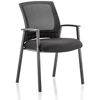 Metro Visitor Chair, Black