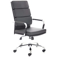 Advocate Leather Executive Chair, Black