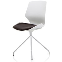 Florence Spindle Visitor Chair, Dark Grey