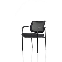 Brunswick Deluxe Mesh Visitors Chair, Black