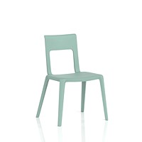 Nest Edge Stacking Cafe & Bistro Chair Green