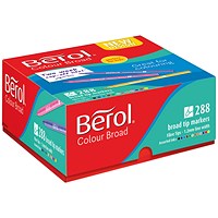 Berol Colour Broad Class Pack Assorted (Pack of 288)