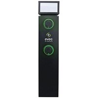Evec Electric Vehicle Dual Charger Pedestal, Type 2 Sockets, 22kW