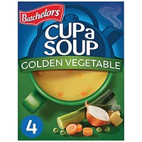 Batchelors Golden Vegetable Cup a Soup, 82g, Pack of 4 Batchelors Golden Vegetable Cup a Soup, 82g, Pack of 4