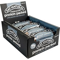 Eat Natural Peanuts and Chocolate Protein Bar, 45g, Pack of 12 Eat Natural Peanuts and Chocolate Protein Bar, 45g, Pack of 12
