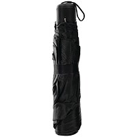 Mini Folding Umbrella 20.5 Inch Black Pack of 24