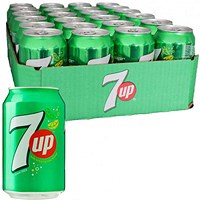 7Up Lemon and Lime, 24 x 330ml Cans