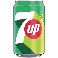 7UP Lemon and Lime, 24 x 330ml Cans