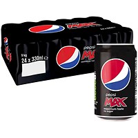 Pepsi Max, 24x330ml Cans