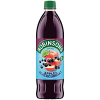 Robinsons No Added Sugar Apple & Blackcurrant Squash, 1 Litre