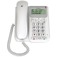 BT Decor 2200 Telephone 3-line LCD 50-entry Phonebook 30 Caller IDs Ref 061127