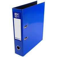 Oxford A4 Lever Arch File, 70mm Spine, Blue