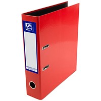 Elba 70mm Lever Arch File Laminated A4 Red