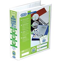 Elba Panorama Presentation Ring Binder, A4, 4 D-Ring, 50mm Capacity, White, Pack of 10