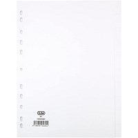 Elba Subject Dividers, 10-Part, A4, White