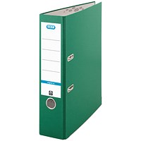 Elba A4 Lever Arch Files, 70mm Spine, Green, Pack of 10