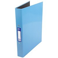 Oxford Ring Binder, A4+, 2 O-Ring, 25mm Capacity, Metallic Blue